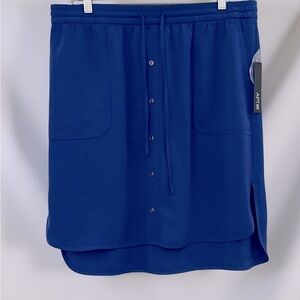 APT. 9 || Hypnotic Blue Drawstring Skirt. Sz. L.